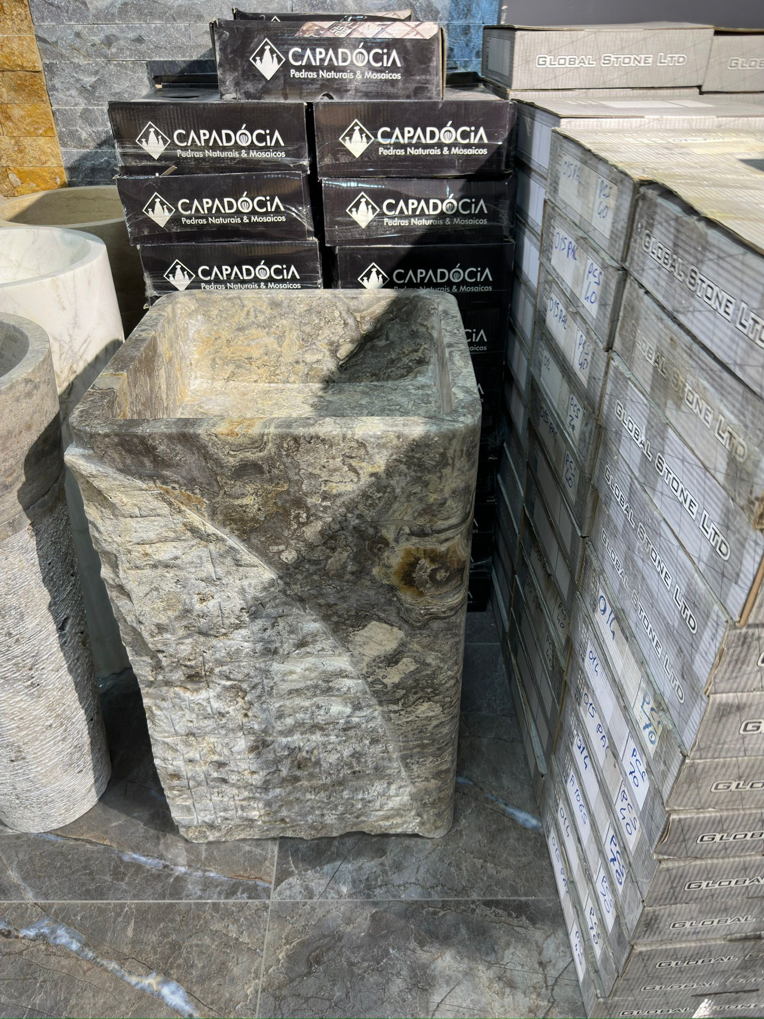 Monoblok ve Ayaklı Doğal Taş Lavabolar — 8
