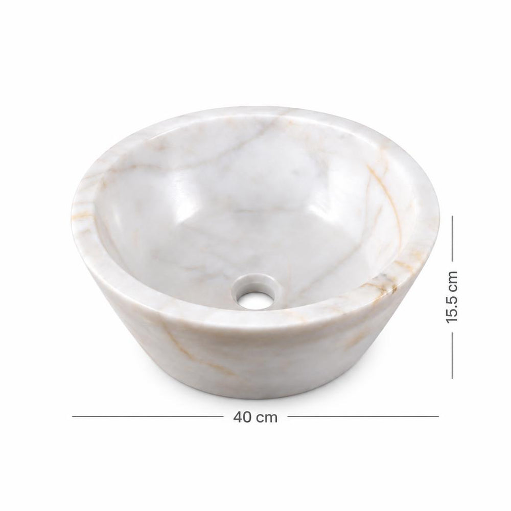 Lavabo DSF0891 ölçü görseli — genişlik 40 cm × yükseklik 15,5 cm