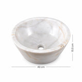 Lavabo DSF0891 ölçü görseli — genişlik 40 cm × yükseklik 15,5 cm