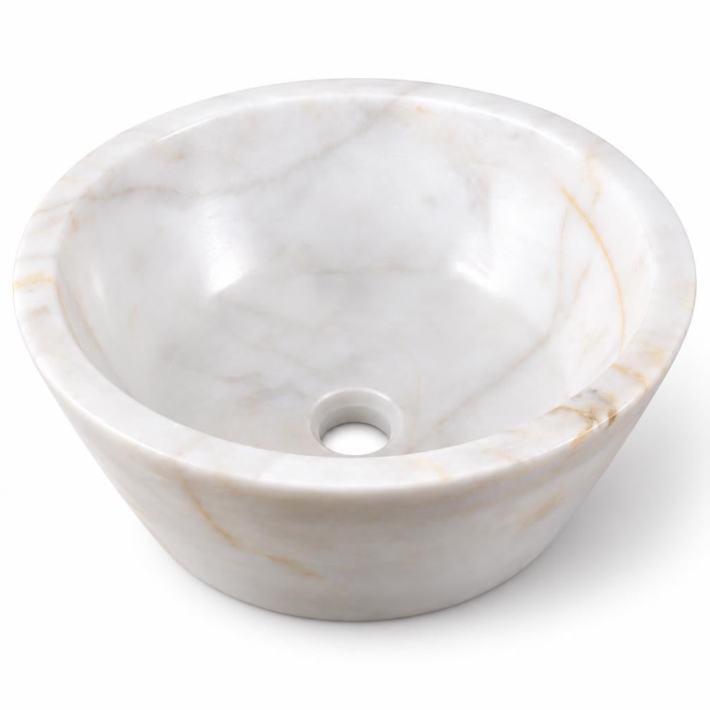 Yuvarlak Lavabo — Açık Damarlı, 40 cm — stüdyo görünümü