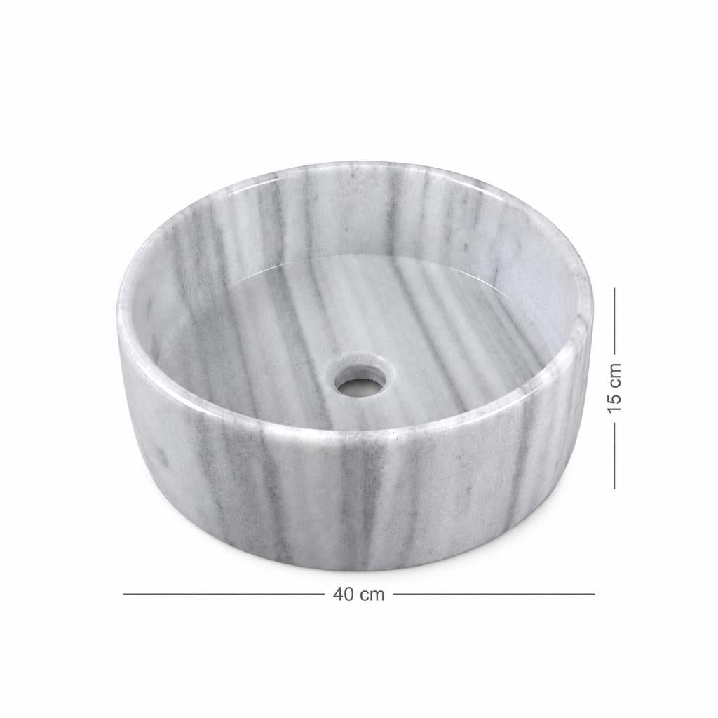 Lavabo DSF0898 ölçü görseli — genişlik 40 cm × yükseklik 15 cm