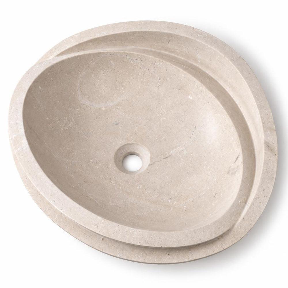 Oval Lavabo — Katmanlı Kenarlı, 52 cm — stüdyo görünümü