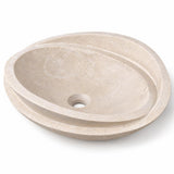 Oval Lavabo — Katmanlı Kenarlı, 52 cm — stüdyo görünümü
