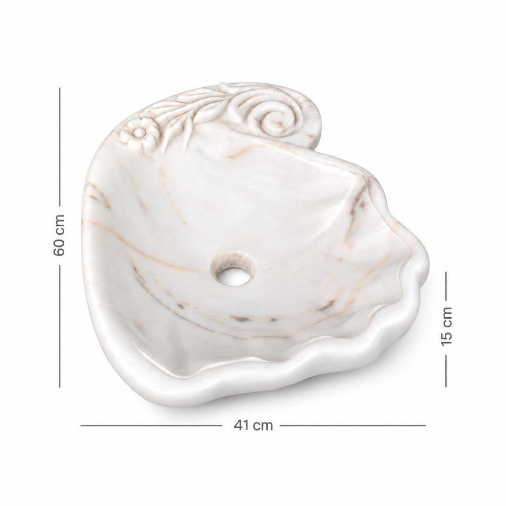 Lavabo DSF0959 ölçü görseli — genişlik 41 cm × derinlik 60 cm × yükseklik 15 cm