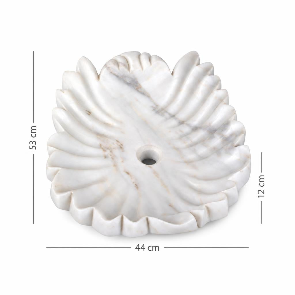 Lavabo DSF0962 ölçü görseli — genişlik 44 cm × derinlik 53 cm × yükseklik 12 cm