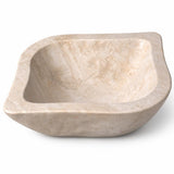 Köşeli Lavabo — Açık Bej, 54 cm — stüdyo görünümü