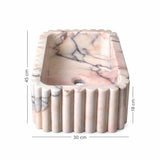 Lavabo DSF1700 ölçü görseli — genişlik 30 cm × derinlik 45 cm × yükseklik 18 cm