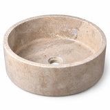 Silindir Lavabo — Bej, 41 cm — stüdyo görünümü