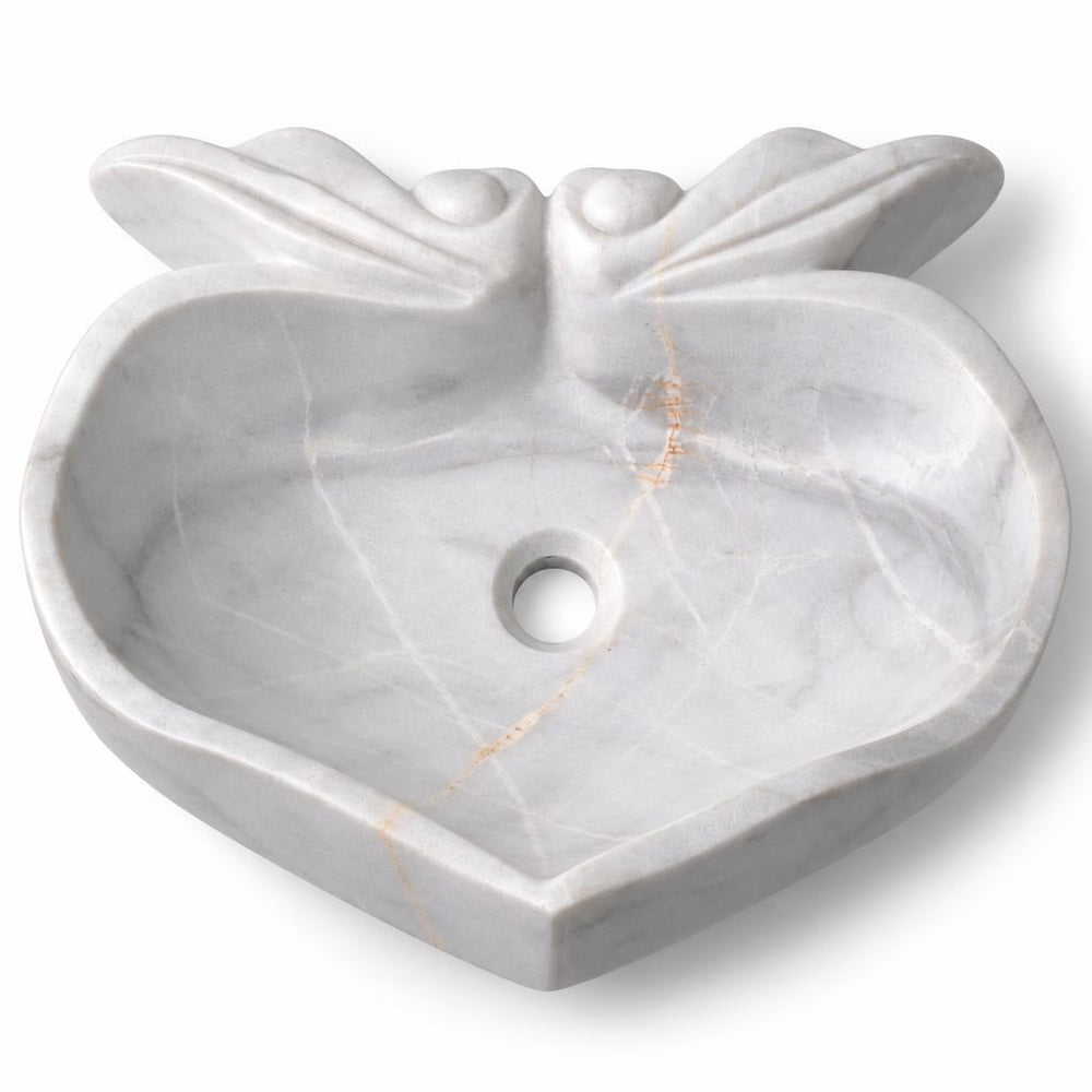 Çiçek Formlu Lavabo — Açık Gri, 43 cm — stüdyo görünümü