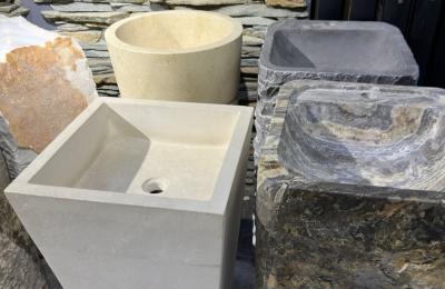 Traverten Monoblok Lavabo