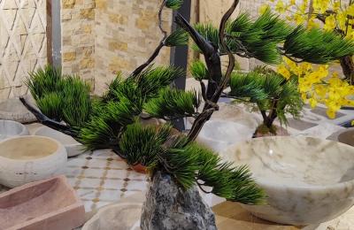 Dogal Tas Saks Yapay Agac 0016