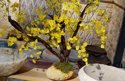 Dogal Tas Saks Yapay Agac 0017