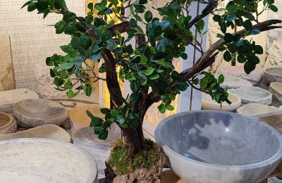 Dogal Tas Saks Yapay Agac 0021