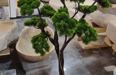 Dogal Tas Saks Yapay Agac 0022